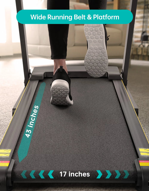 Load image into Gallery viewer, Caminadora Con Inclinación Plegable Con Inclinación Automática De 12 Niveles 2.5Hp Potencia 8.5Mhp Velocidad Máquina De Running 15 Programas De Entrenamiento Preestablecidos Caminadora Eléctrica Para Uso En El Hogar
