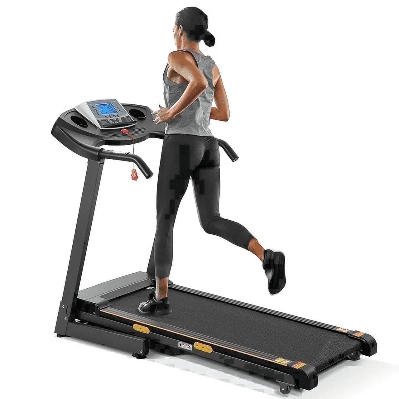 Caminadora Con Inclinación Plegable Con Inclinación Automática De 12 Niveles 2.5Hp Potencia 8.5Mhp Velocidad Máquina De Running 15 Programas De Entrenamiento Preestablecidos Caminadora Eléctrica Para Uso En El Hogar