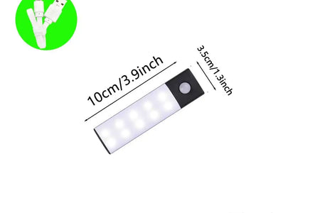 Night Light Led Light under Cabinet Light Motion Sensor Night Light Closet Light Cabinet Kitchen Lighting Magnetic Night Light