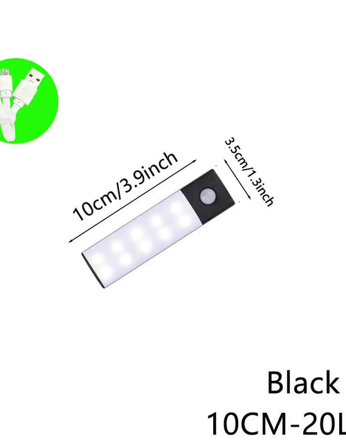 Load image into Gallery viewer, Night Light Led Light under Cabinet Light Motion Sensor Night Light Closet Light Cabinet Kitchen Lighting Magnetic Night Light
