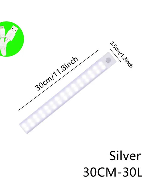 Load image into Gallery viewer, Night Light Led Light under Cabinet Light Motion Sensor Night Light Closet Light Cabinet Kitchen Lighting Magnetic Night Light
