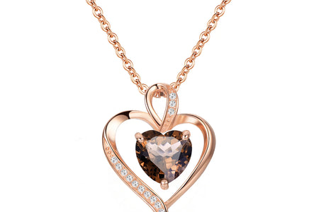 Heart Necklace for Women Sterling Silver 925 Jewelry Gift for Her