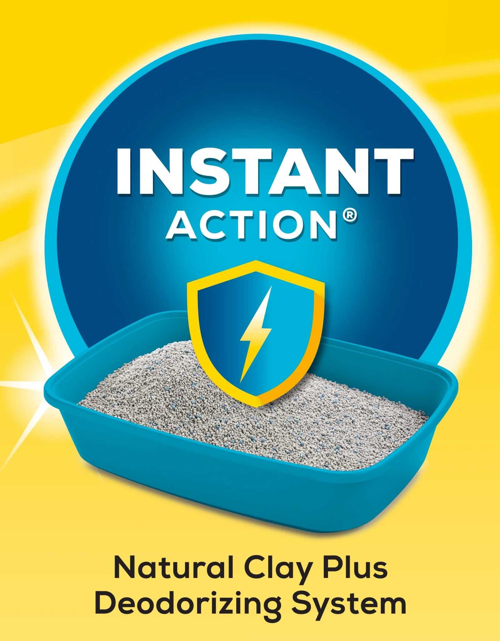 Purina  Instant Action Clumping Cat Litter, Floral Scent, 35 Lb Pail