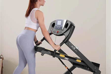 Caminadora Con Inclinación Plegable Con Inclinación Automática De 12 Niveles 2.5Hp Potencia 8.5Mhp Velocidad Máquina De Running 15 Programas De Entrenamiento Preestablecidos Caminadora Eléctrica Para Uso En El Hogar