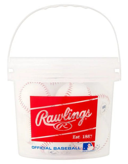 Load image into Gallery viewer, | Official League Recreational Use Practice Baseballs | Youth/8U | OLB3 | Bucket | 8 Count
