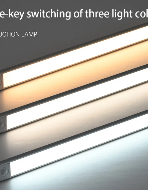 Load image into Gallery viewer, Night Light Led Light under Cabinet Light Motion Sensor Night Light Closet Light Cabinet Kitchen Lighting Magnetic Night Light
