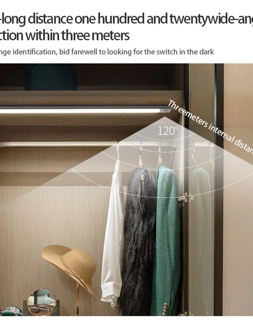 Load image into Gallery viewer, Night Light Led Light under Cabinet Light Motion Sensor Night Light Closet Light Cabinet Kitchen Lighting Magnetic Night Light
