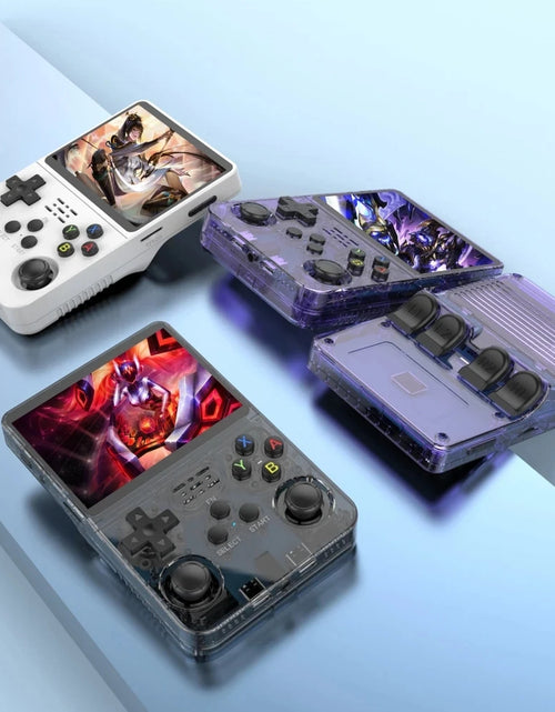 Load image into Gallery viewer, R36S Handheld Game Console 3.5 Inch IPS Screen Retro Game Console Linux System Screen Portable Pocket Video Player
