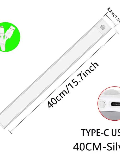 Load image into Gallery viewer, Night Light Led Light under Cabinet Light Motion Sensor Night Light Closet Light Cabinet Kitchen Lighting Magnetic Night Light
