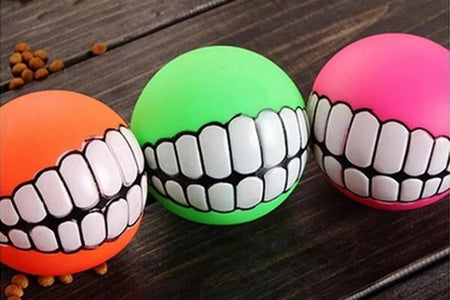 Dog Balls Toys Squeaky Fetch Sound Ball Pet Dog Puppy Squeaky Chew Toy Squeaker Ball Funny Toys