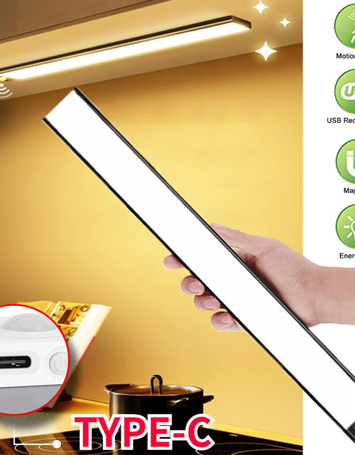 Load image into Gallery viewer, Night Light Led Light under Cabinet Light Motion Sensor Night Light Closet Light Cabinet Kitchen Lighting Magnetic Night Light

