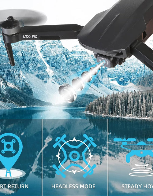 Load image into Gallery viewer, HHD Drone with 4K Camera for Adults and Beginners, 5G Wifi Transmission, 40 Minutes Flight Time,Black
