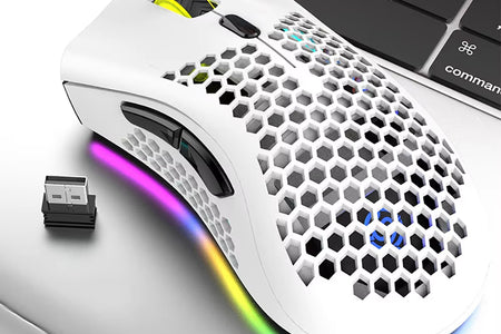 BM600 Wireless Mouse Luminescent Desktop Computer Laptop Universal Rechargable Lightweight Ergonomics Game E-Sports Mouses