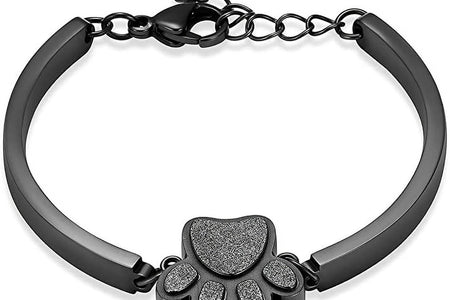 Joyería De Cremación De Mascotas Para Cenizas Para Perro/Gato, Pulsera De Urna De Recuerdo Para Mujer Y Hombres, Regalo Conmemorativo De Acero Inoxidable Para La Pérdida De Un Querido Amigo Peludo Con Kit De Relleno Y Caja De Regalo