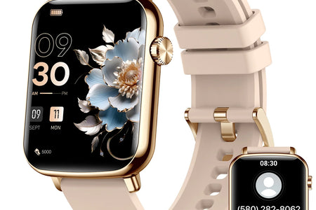 Smart Watches for Men/Women (Answer/Make Calls),Fashionable Sports Watch,Pink