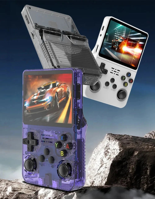 Load image into Gallery viewer, R36S Handheld Game Console 3.5 Inch IPS Screen Retro Game Console Linux System Screen Portable Pocket Video Player
