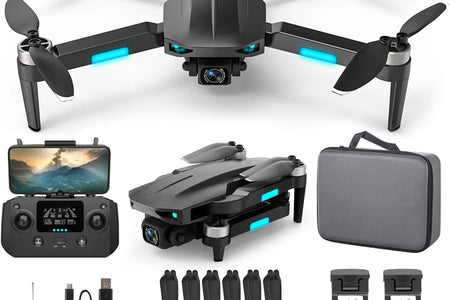 HHD Drone with 4K Camera for Adults and Beginners, 5G Wifi Transmission, 40 Minutes Flight Time,Black