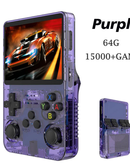 Load image into Gallery viewer, R36S Handheld Game Console 3.5 Inch IPS Screen Retro Game Console Linux System Screen Portable Pocket Video Player
