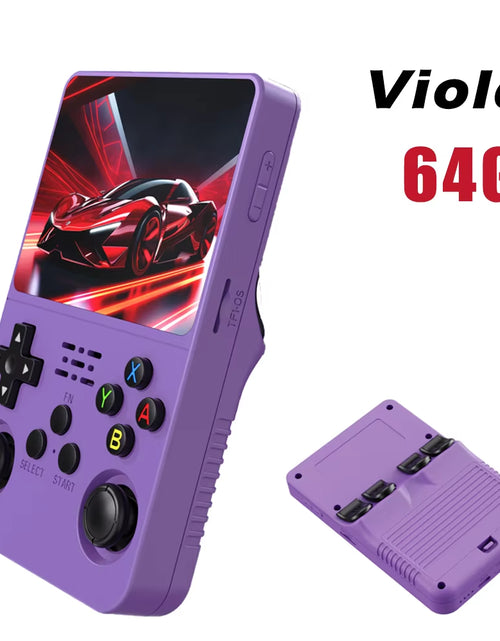 Load image into Gallery viewer, R36S Handheld Game Console 3.5 Inch IPS Screen Retro Game Console Linux System Screen Portable Pocket Video Player
