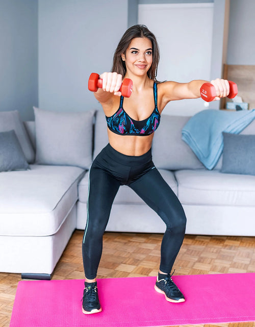 Load image into Gallery viewer, Neoprene Dumbbell Weight Set with Rack 2-5 Lbs

