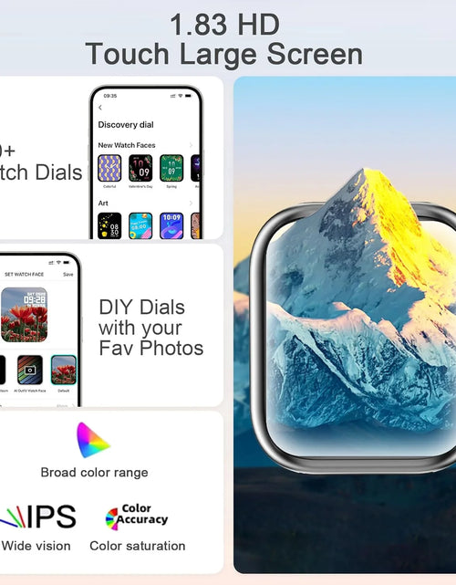 Load image into Gallery viewer, Smart Watch Answer/Make a Call Bluetooth Smart Watch for IOS Android Men'S and Women'S Watch Black
