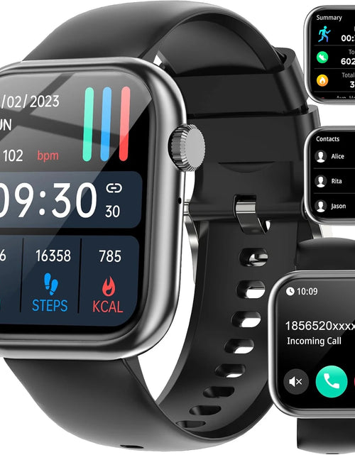 Load image into Gallery viewer, Smart Watch Answer/Make a Call Bluetooth Smart Watch for IOS Android Men'S and Women'S Watch Black
